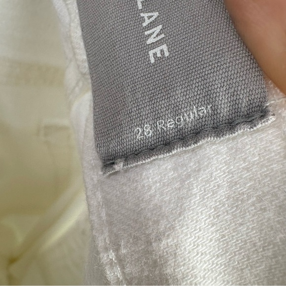 Everlane White Cropped Jeans Raw Hem Size 28 - Picture 3 of 7